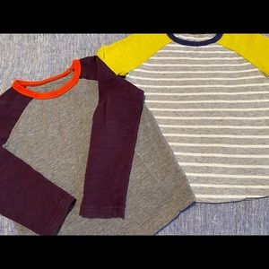 Mini Boden size 3y-4y long sleeved t bundle of 2